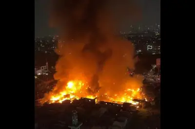 Indonesia: Cháy lớn tại khu dân cư đông đúc ở trung tâm thủ đô Jakarta