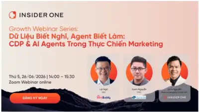 Insider One tổ chức webinar về CDP và AI Agents cho doanh nghiệp dịch vụ Việt Nam