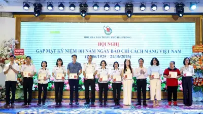 Kỷ niệm 101 năm Báo chí Cách mạng Việt Nam: Hải Phòng vinh danh 22 nhà báo tiêu biểu