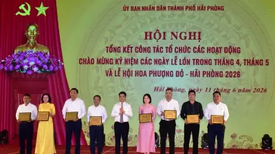 Lễ hội Hoa Phượng đỏ Hải Phòng 2026 thành công tốt đẹp
