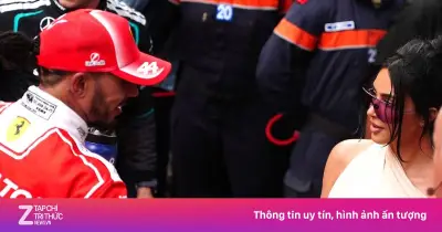 Lewis Hamilton và Kim Kardashian tình tứ trên bục podium Monaco Grand Prix
