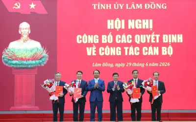 Lâm Đồng điều động, bổ nhiệm loạt cán bộ chủ chốt