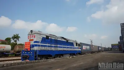 Lần đầu tiên tỉnh Thanh Hải mở tuyến vận tải container đường sắt đến Đồng Nai