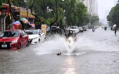 Mưa lớn diện rộng ở Bắc Bộ ngày 1/7, nguy cơ lũ quét và sạt lở đất