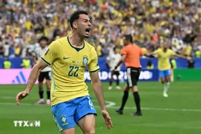 Martinelli ghi bàn phút 90+5, Brazil thắng ngược Nhật Bản kịch tính