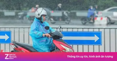 Miền Bắc mưa lớn kéo dài, miền Nam chiều tối có dông