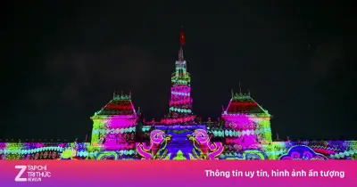 Mãn nhãn màn 3D Mapping mừng 50 năm thành phố mang tên Bác