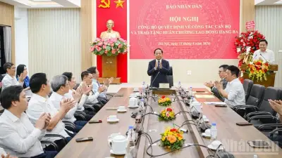 Đồng chí Lê Quốc Minh được bổ nhiệm lại làm Tổng Biên tập Báo Nhân Dân
