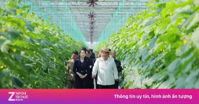 Ông Kim Jong Un thị sát khu phức hợp nhà kính Sinuiju, kiểm tra sản xuất nông nghiệp