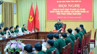 Nghệ An thành lập Trung đội phương tiện không người lái bảo vệ biên giới