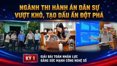 Ngành thi hành án dân sự vượt khó nhờ chuyển đổi số, hoàn thành vượt chỉ tiêu