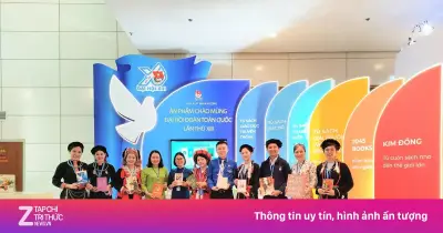 Nhà xuất bản Kim Đồng trưng bày sách chào mừng Đại hội Đoàn lần thứ XIII