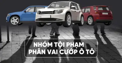 Nhóm tội phạm phân vai như phim hành động liên tiếp gây ra hai vụ cướp ô tô