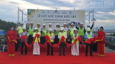 Phú Gia Royal Park Quy Nhơn đổ bê tông phân khu LK1, cam kết bàn giao quý 3/2026
