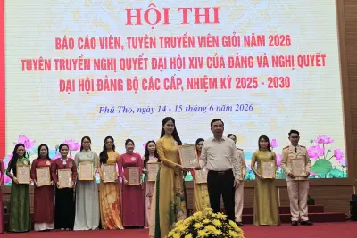 Phú Thọ tổ chức hội thi báo cáo viên, tuyên truyền viên giỏi cấp tỉnh