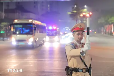 Phân luồng giao thông phục vụ Đại hội Công đoàn Việt Nam lần thứ XIV