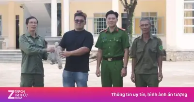 Phát hiện kỳ đà vân quý hiếm trong vườn, người dân giao nộp công an