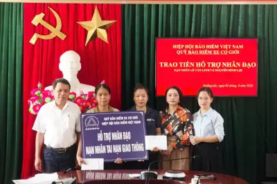 Quỹ Bảo hiểm xe cơ giới hỗ trợ 90 triệu đồng cho gia đình nạn nhân tai nạn giao thông tại Thanh Hóa