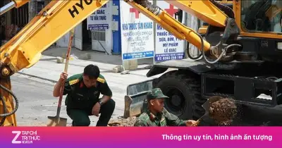 Quảng Ngãi bắt đầu đào rãnh thăm dò tìm hài cốt liệt sĩ
