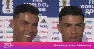 Ronaldo đáp trả hài hước khi phóng viên xin tăng lương sau trận thắng