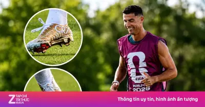 Ronaldo ra mắt giày vàng đặc biệt tại World Cup 2026