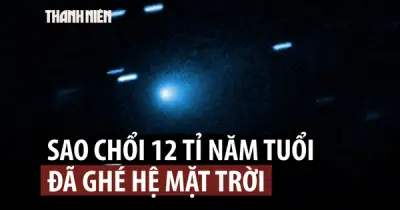 Sao chổi liên sao 3I/Atlas bất ngờ tới gần Mặt Trời