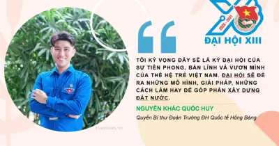 Sinh viên Hồng Bàng gửi niềm tin đến Đại hội Đoàn toàn quốc lần thứ XIII
