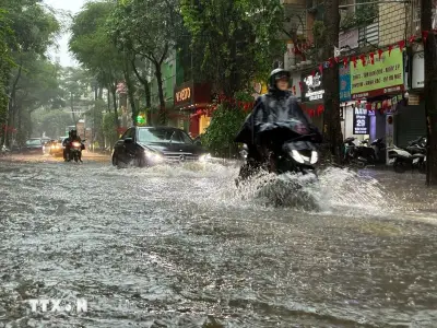 Từ ngày 10/6, tình trạng mưa lớn ở khu vực Tây Bắc Bộ giảm dần