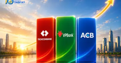 Techcombank, VPBank và ACB: 10 năm vươn lên thành đối trọng của Big4