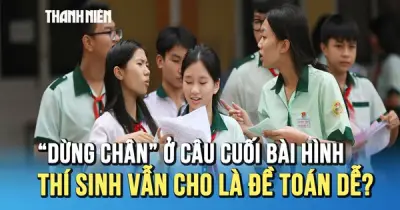 Thí sinh TP.HCM rạng rỡ sau môn toán thi lớp 10, đề dễ hơn năm ngoái