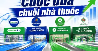 Thị trường dược phẩm 214.000 tỷ đồng: Long Châu vươn lên dẫn đầu, Pharmacity và An Khang tái cấu trúc