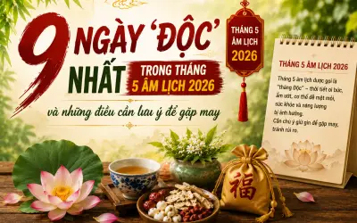 Tại sao tháng 5 âm lịch được gọi là tháng độc? 9 ngày cần chú ý nhất