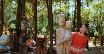Tượng gỗ Mơ Nâm: Nghệ thuật kể chuyện đời thường giữa đại ngàn