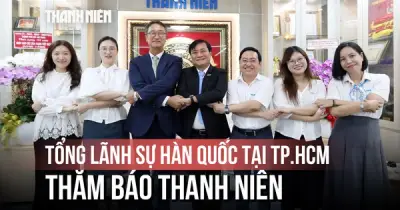 Tổng lãnh sự Hàn Quốc thăm Báo Thanh Niên lần đầu nhiệm kỳ