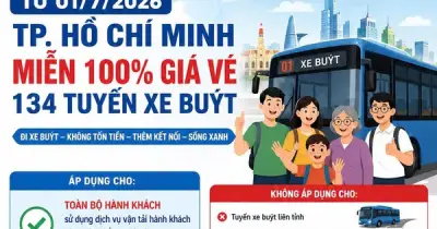 TP.HCM miễn phí 134 tuyến xe buýt từ 1.7, hỗ trợ 100% giá vé