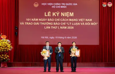 Trao giải báo chí 'Lý luận và đổi mới' lần thứ nhất năm 2026