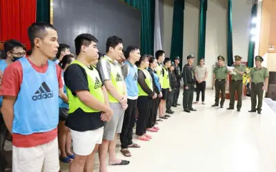 Triệt phá đường dây đánh bạc xuyên biên giới hơn 4.000 tỷ đồng tại Lào