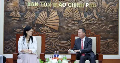 Trưởng ban Tôn giáo Chính phủ tiếp xã giao Quyền Phó trợ lý Ngoại trưởng Hoa Kỳ