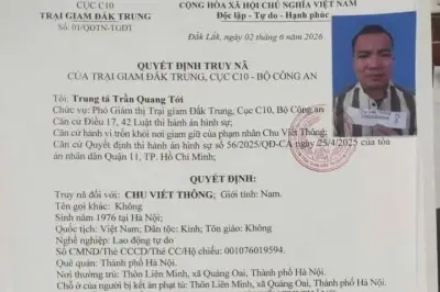 Truy nã phạm nhân bỏ trốn khi đang điều trị tại bệnh viện