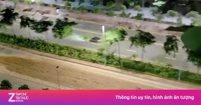 Truy tìm xe làm rơi bùn đất khiến nhiều xe máy trượt ngã gần cầu Nhật Tân