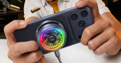 Ugreen ra mắt quạt tản nhiệt từ tính LP1012: giảm đến 25°C, có màn hình và đèn RGB