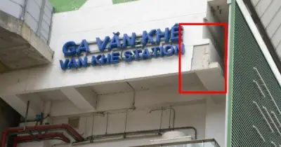 Vữa rơi vỡ kính xe buýt tại ga metro Cát Linh, Sở Xây dựng yêu cầu kiểm tra