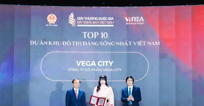 Vega City lập cú đúp tại Giải thưởng Bất động sản Việt Nam