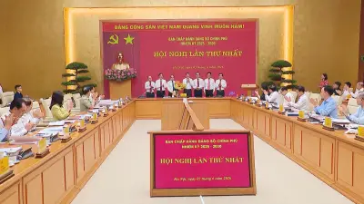 Video Thủ tướng Lê Minh Hưng chủ trì Hội nghị Ban Chấp hành Đảng bộ Chính phủ