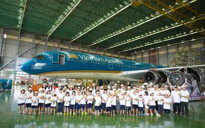 Vietnam Airlines tổ chức 'Chuyến đi mơ ước 2026' cho 100 em nhỏ đặc biệt