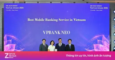 VPBank NEO lần thứ ba nhận giải Ứng dụng ngân hàng tốt nhất Việt Nam