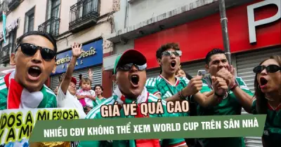 World Cup 2026: Người Mexico than phiền bị gạt ra lề vì giá vé đắt