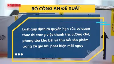 Đề xuất thanh tra đột xuất cơ sở thực phẩm không cần báo trước