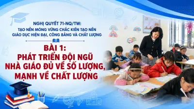Xây dựng đội ngũ nhà giáo: Giải pháp then chốt cho đổi mới giáo dục