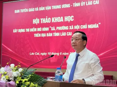 Xây dựng Lào Cai thành trung tâm kết nối quốc tế, phát triển xanh, hài hòa, bản sắc, hạnh phúc